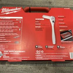 NEW - Milwaukee 1/4 in. Drive SAE/Metric Ratchet and Socket Mechanics Tool Set (50-Piece)