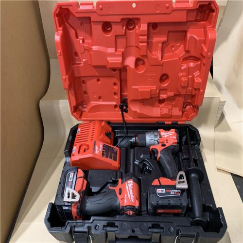 Good  - MILWAUKEE FUEL 18V Lithium-Ion Brushless Cordless Hammer Drill and Impact Driver Combo Kit (2-Tool) with 2 Batteries