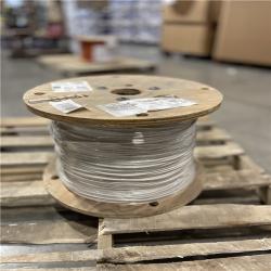 DALLAS LOCATION - AS-IS Southwire 2,500 ft. 6 White Stranded CU SIMpull THHN Wire (SEE NOTES)