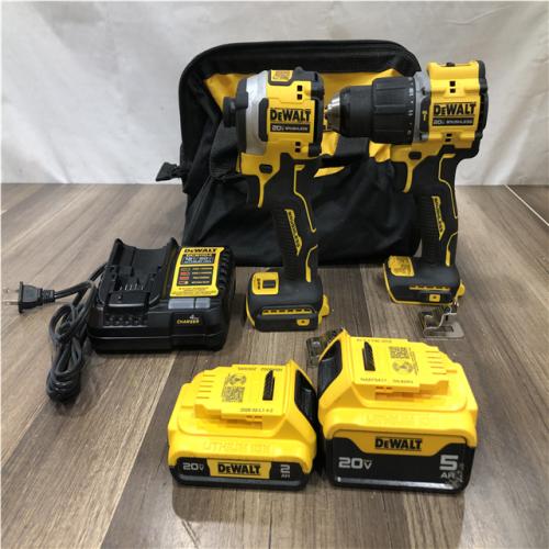 AS-IS DEWALT ATOMIC 20V MAX Lithium-Ion Cordless 2-Tool Combo Kit