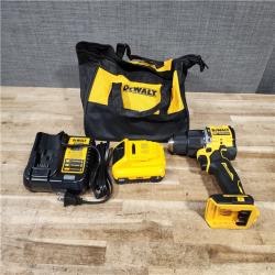 HOUSTON LOCATION - AS - IS DEWALT ATOMIC 20V Cordless 1/2 in. Compact Hammer Drill Kit