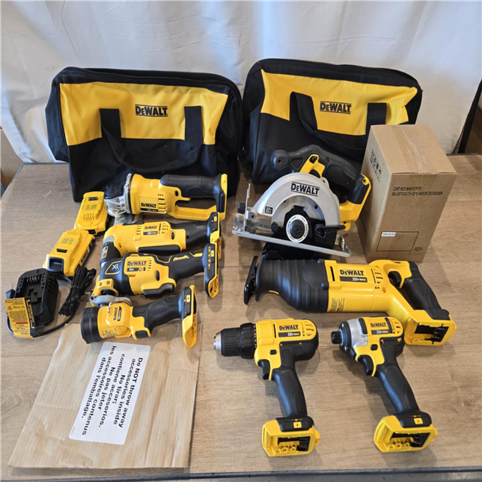 AS-IS Dewalt 20V MAX 9-Tool Power-Tool Combo Kit