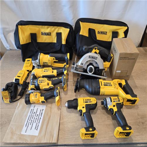 AS-IS Dewalt 20V MAX 9-Tool Power-Tool Combo Kit