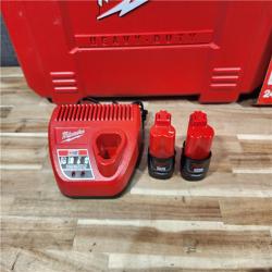 HOUSTON LOCATION - AS-IS Milwaukee M12 12-Volt Lithium-Ion Force Logic Cordless Press Tool Kit