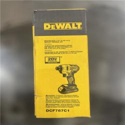 NEW! DeWalt 20V MAX 1/4 Inch Brushless Cordless Impact Driver Kit