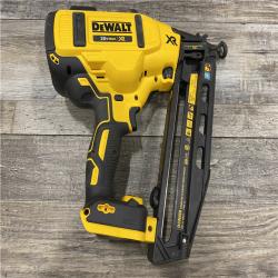 AS-IS DEWALT 20V MAX XR 16-Gauge Electric Cordless Angled Finishing Nailer Kit