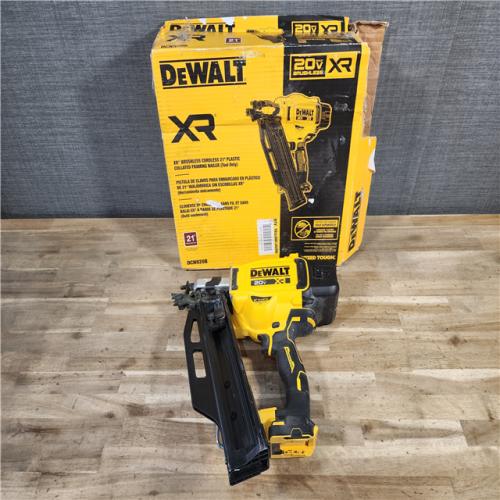 HOUSTON LOCATION - AS-IS DEWALT 20-Volt 21° Cordless Framing Nailer (Tool-Only)