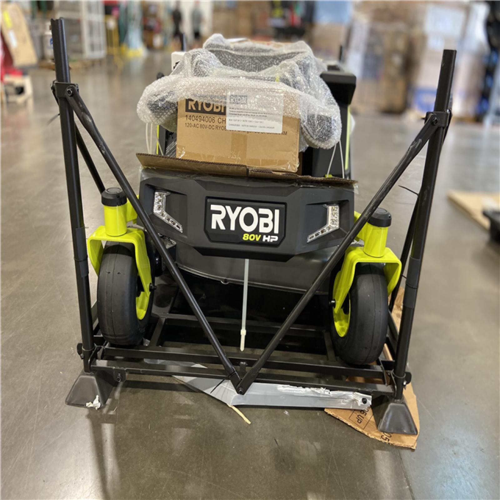 DALLAS LOCATION - RYOBI 80V HP Brushless 42 in. Battery Electric Cordless Zero Turn Riding Mower (2) 80V Batteries (2) 40V Batteries and Charger