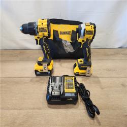 AS-IS- DeWalt 2-Tool Combo Kit W/ (2) BATTERY & CHARGER
