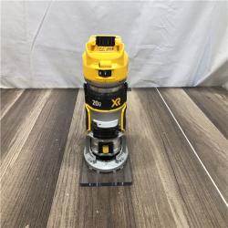 AS-IS DEWALT 20V MAX XR Cordless Brushless Fixed Base Compact Router (Tool Only)