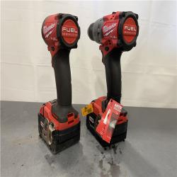 AS-IS - MILWAUKEE FUEL 18V Lithium-Ion Brushless Cordless Hammer Drill and Impact Driver Combo Kit