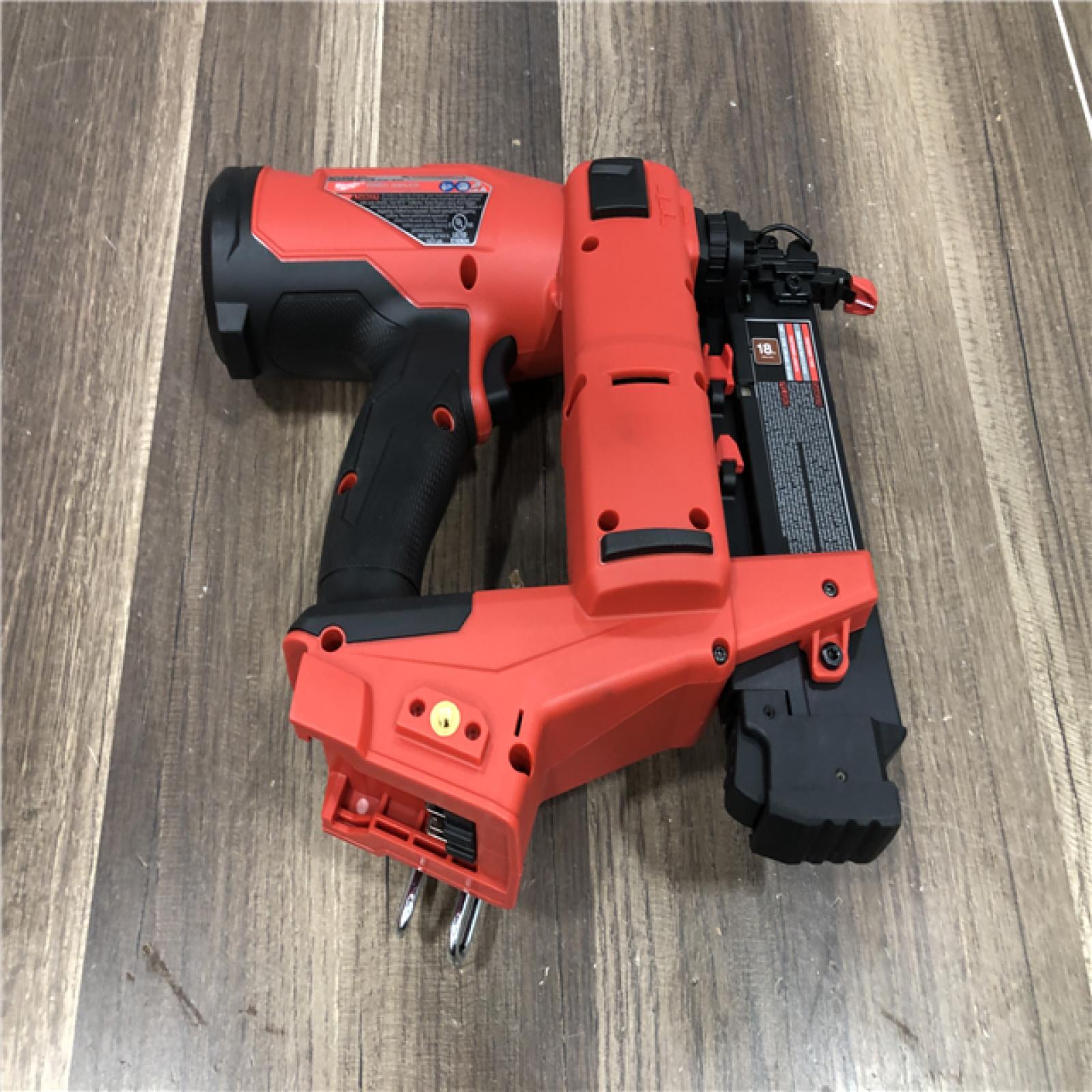 AS-IS Milwaukee  FUEL 18-Volt Lithium-Ion Brushless Cordless Gen II 18-Gauge Brad Nailer (Tool-Only)