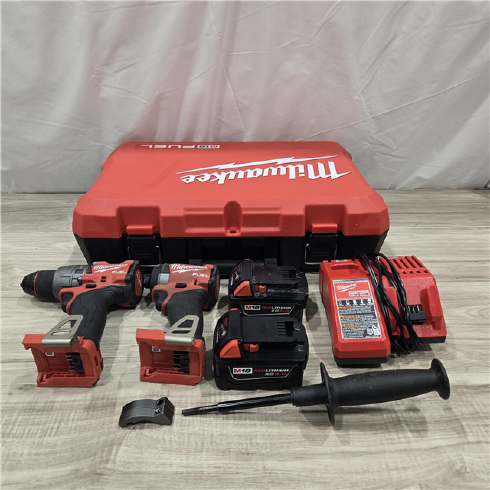 AS-IS MILWAUKEE FUEL 18V Cordless Hammer Drill and Impact Driver Combo Kit