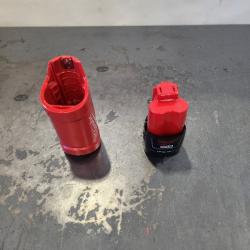 AS-IS- Men's X-Large M12 12-Volt Lithium-Ion Cordless Tough Shell Navy Blue Heated Jacket with (1) 3.0 Ah Battery and Charger