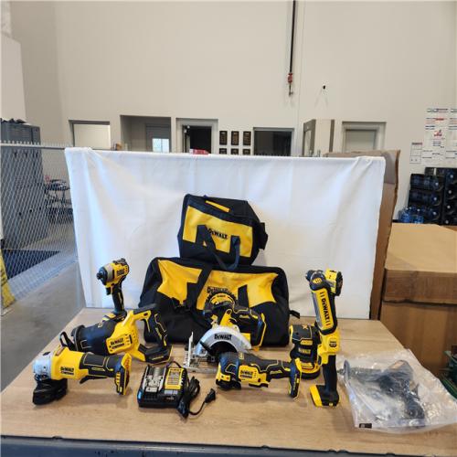 AS-IS- DEWALT 20V Lithium-Ion Cordless 8-Tool Combo Kit