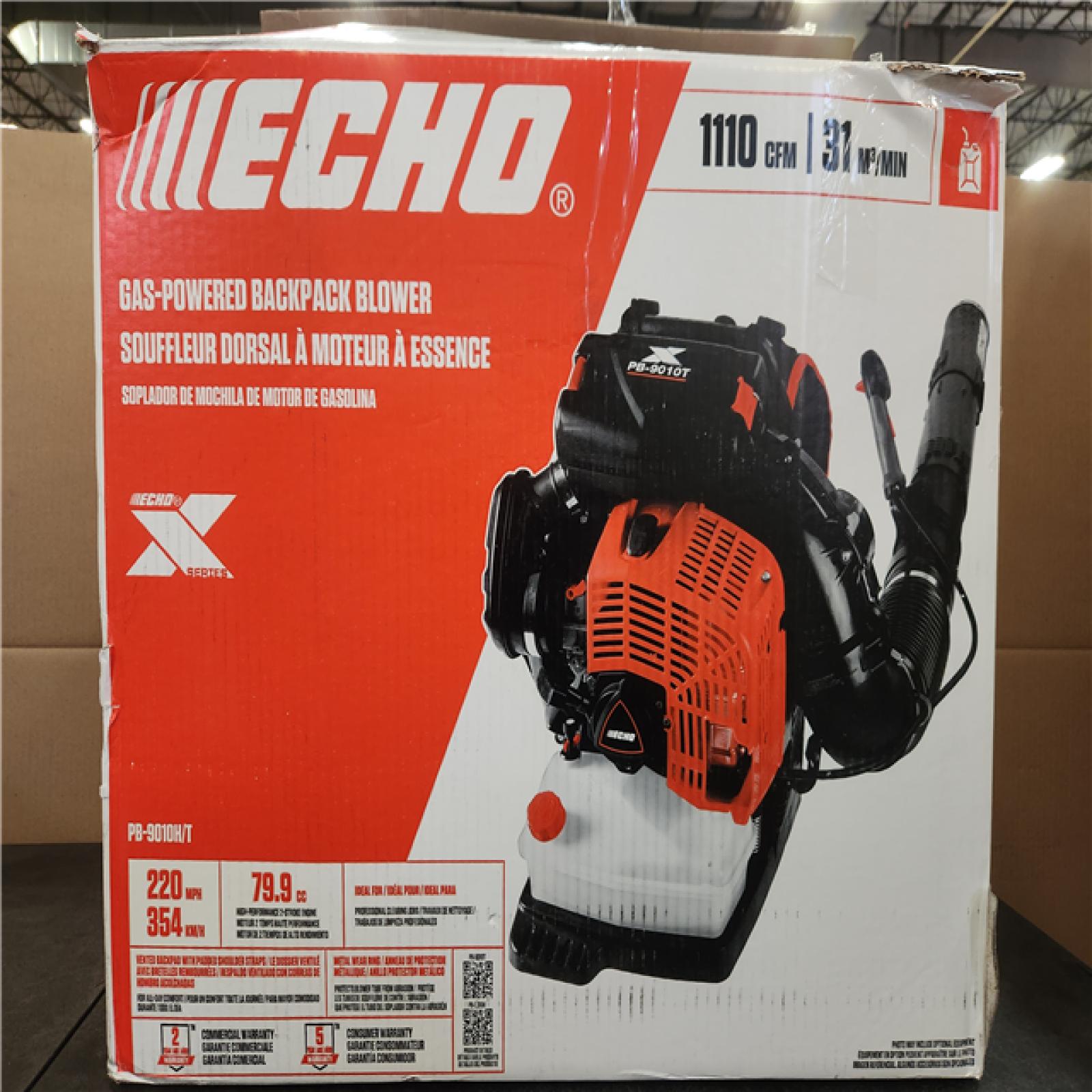 Phoenix LIKE NEW ECHO 200 MPH 700 CFM 59.7 cc Gas Low Exhaust Emission Engine Backpack Leaf Blower with Tube-Mounted Throttle