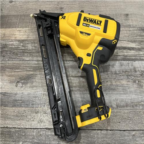 AS-IS DEWALT Cordless 20V MAX XR Angled Finish Nailer (Tool Only)