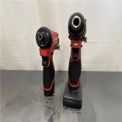 AS-IS - Milwaukee M12 FUEL 12-Volt Lithium-Ion Brushless Cordless Hammer Drill and Impact Driver Combo Kit