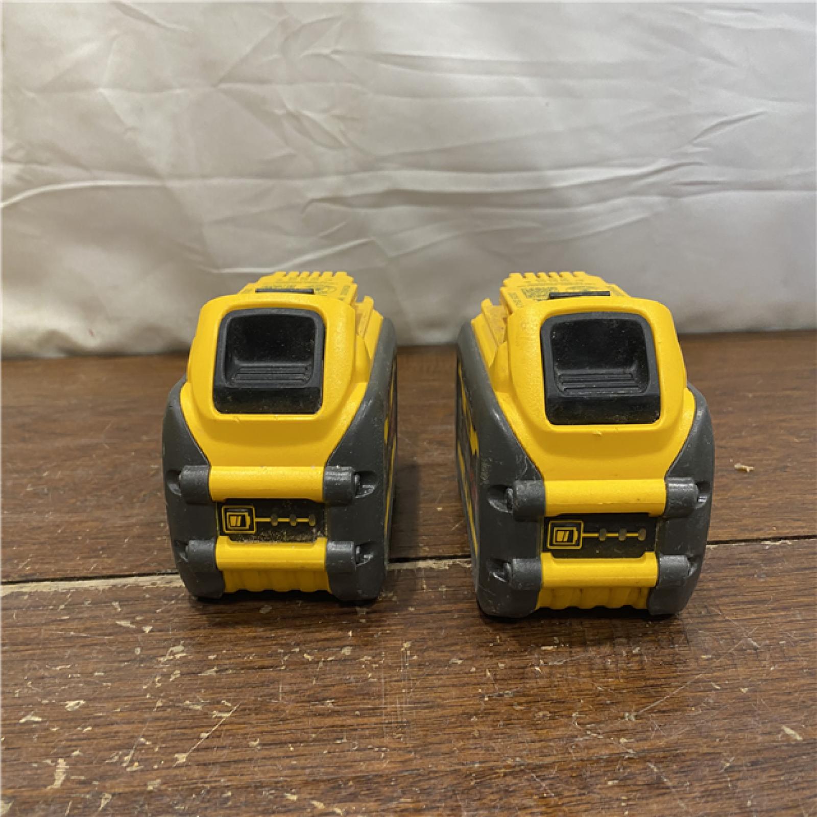 AS-IS DEWALT FLEXVOLT 20V/60V MAX Lithium-Ion 6.0Ah Battery Pack (2 Pack)
