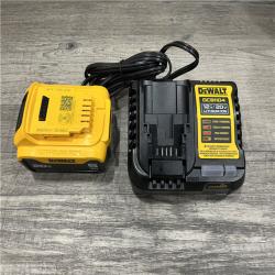 AS-IS DEWALT 20V MAX Lithium-Ion 5.0 Ah Battery and Charger