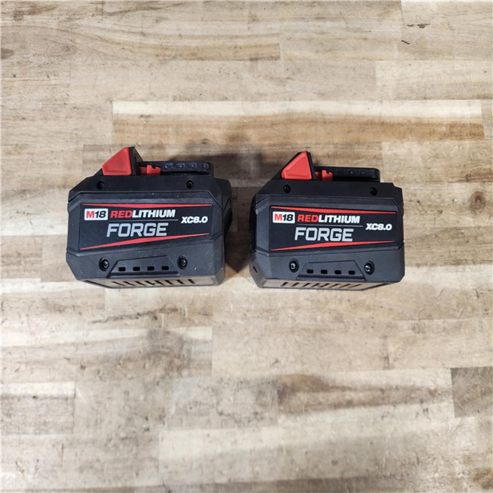 HOUSTON LOCATION - AS-IS MILWAUKEE FORGE BATTERY PACK QTY - 2