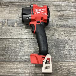 AS-IS Milwaukee FUEL 18V Lithium-Ion Brushless Cordless 1/2 in. Mid-Torque Impact Wrench with Friction Ring Kit