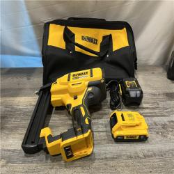 AS-IS DEWALT 20V MAX XR Lithium-Ion Cordless 18-Gauge Narrow Crown Stapler Kit