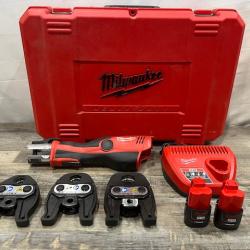 AS-IS Milwaukee 12-Volt Lithium-Ion Force Logic Cordless Press Tool Kit