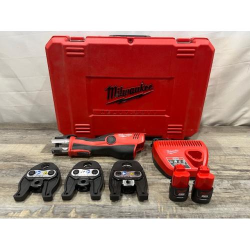 AS-IS Milwaukee 12-Volt Lithium-Ion Force Logic Cordless Press Tool Kit