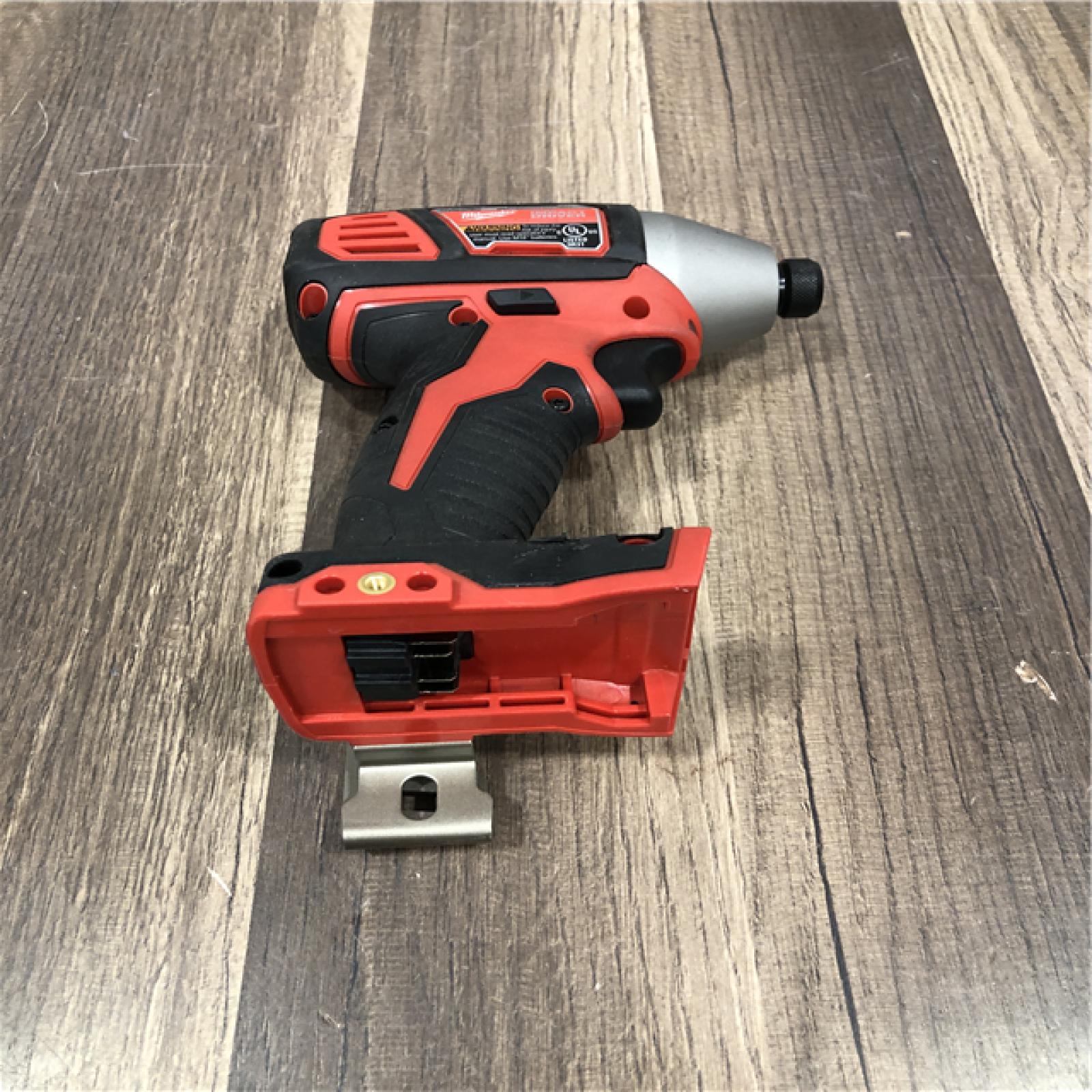 AS-IS Milwaukee 18V Lithium-Ion Cordless 1/4 in. Hex Impact Driver (Tool-Only)