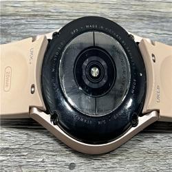 AS-IS Samsung Galaxy Watch4 40mm Bluetooth and WiFi Smart Watch, Pink Gold