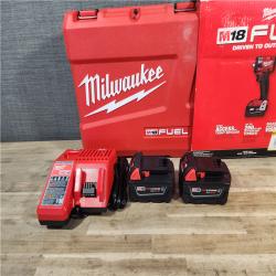 HOUSTON LOCATION - AS-IS (APPEARS LIKE NEW) Milwaukee 2854-22R M18 FUEL 18V Lithium-Ion Brushless Cordless 3/8 in. Compact Impact Wrench with Friction Ring Kit