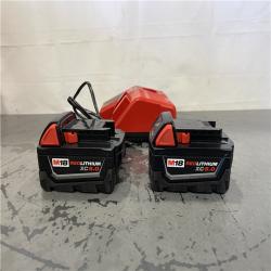 AS-IS- Milwaukee M18 18-Volt Lithium-Ion XC Starter Kit with Two 5.0Ah Batteries and Charger
