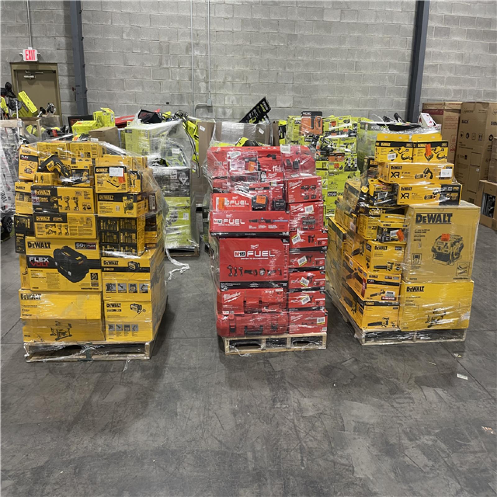 Pittston Location As-Is Power Tools Partial Truckload (14 Pallets) 9861-A