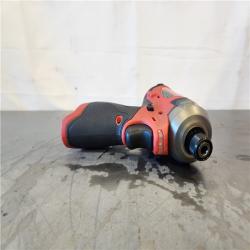 AS-IS - Milwaukee M12 FUEL SURGE 12V Lithium-Ion Brushless Cordless 1/4 in. Hex Impact Driver Compact Kit W/Two 2.0Ah Batteries, Bag