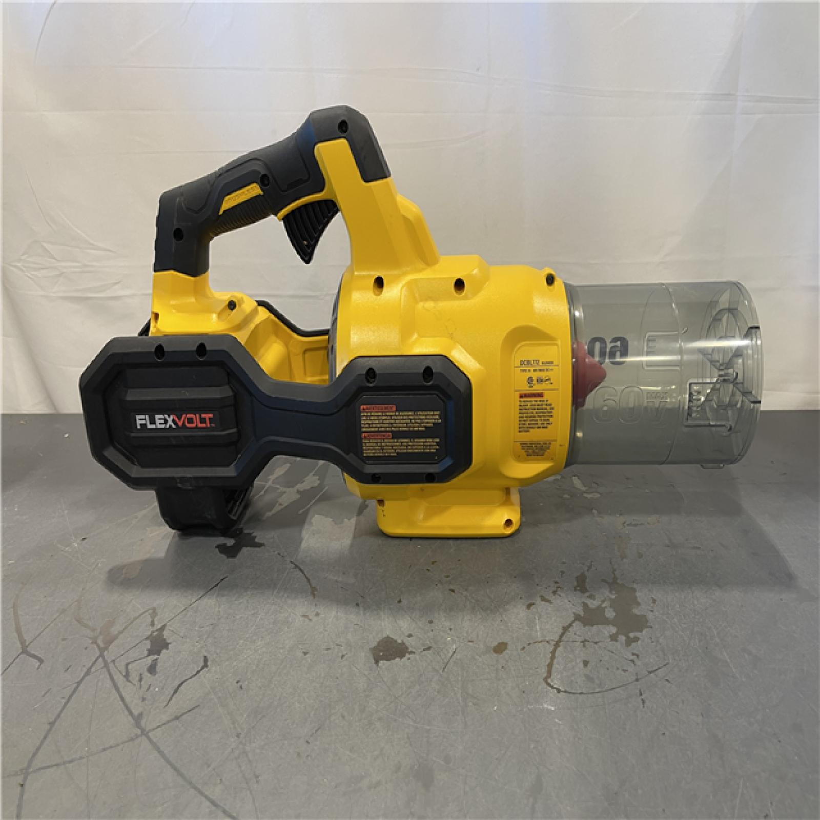 AS-IS - DEWALT FLEXVOLT 60V MAX 125 MPH 600 CFM Brushless Cordless Battery Powered Blower