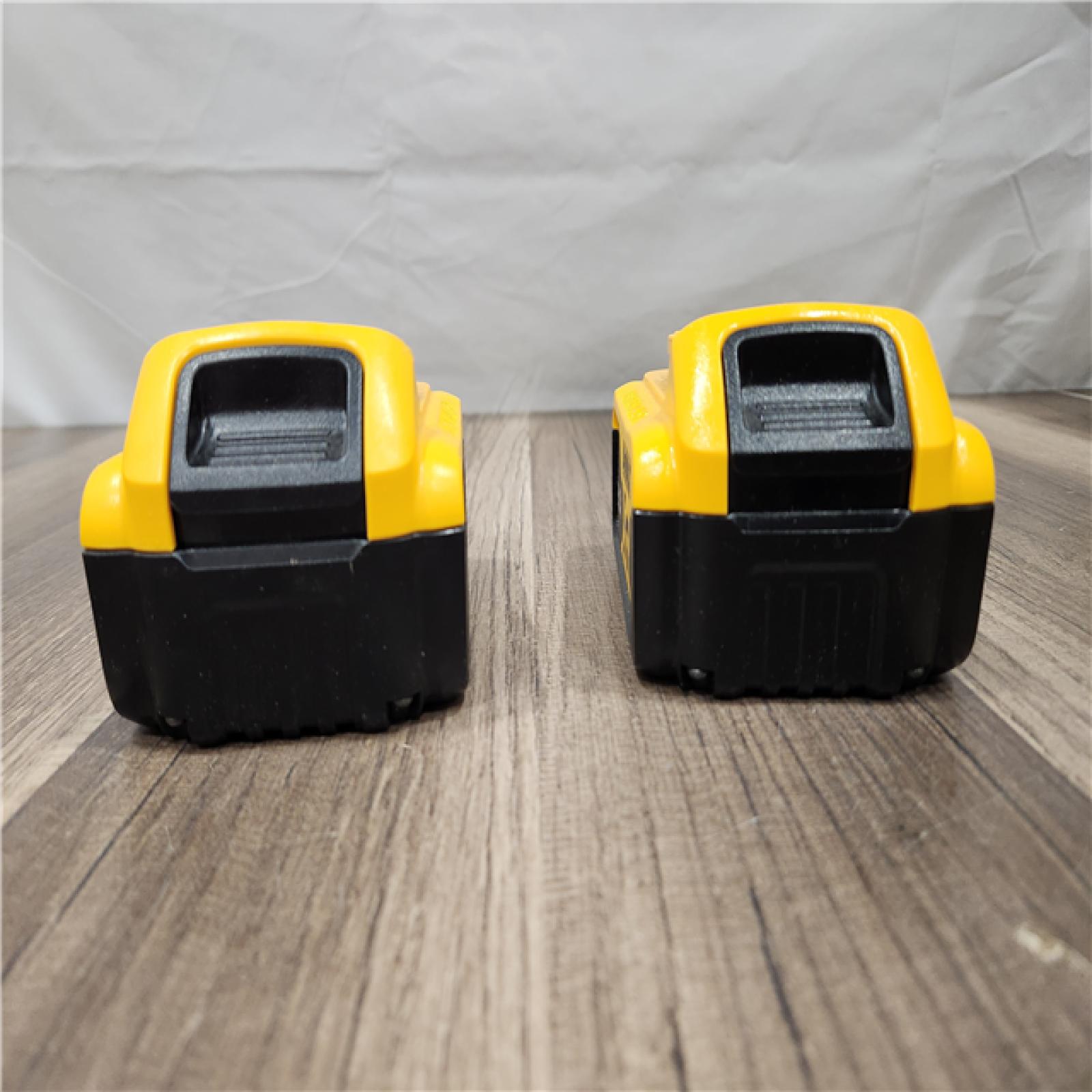 AS-IS - DEWALT 20V MAX XR 4 Ah Li-Ion Battery (2 Pc)