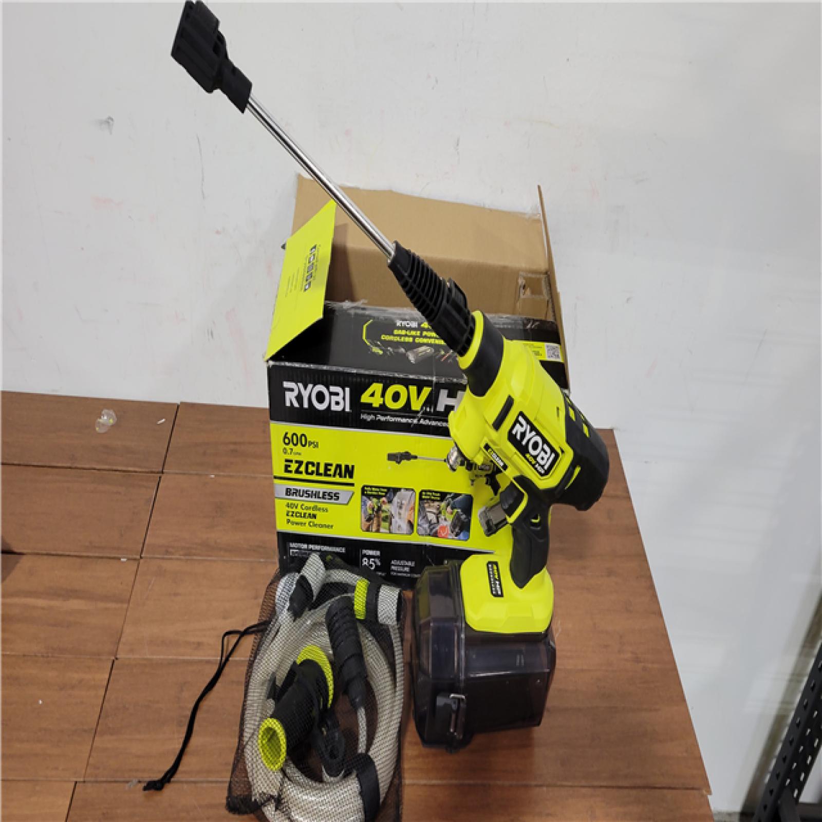 California NEW Ryobi 600 PSI 0.7GMP 40V Cordless Power Cleaner (Tool Only)