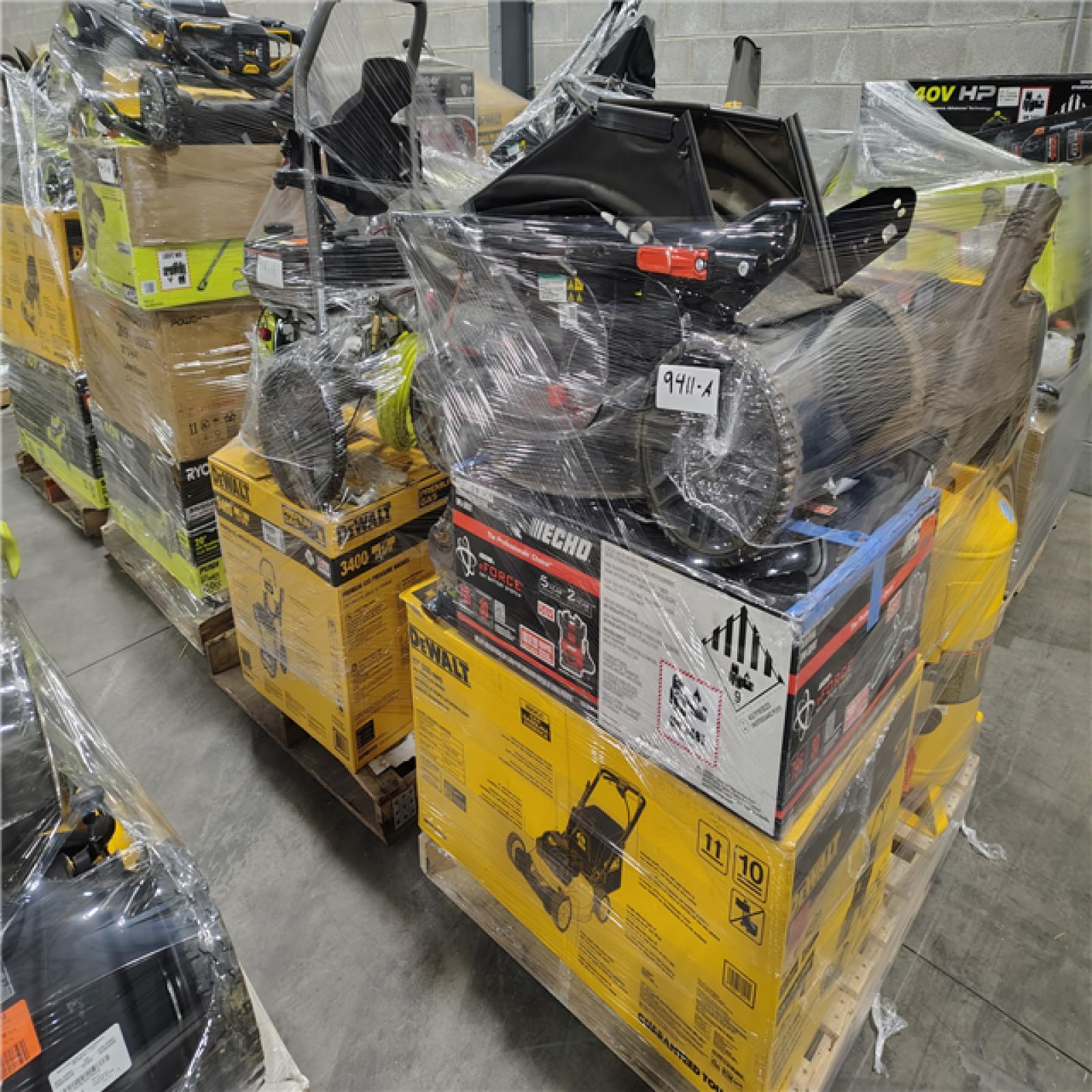 Pittston Location As-Is Outdoor Power Equipment Partial Truckload (10 Pallets) 9411-A