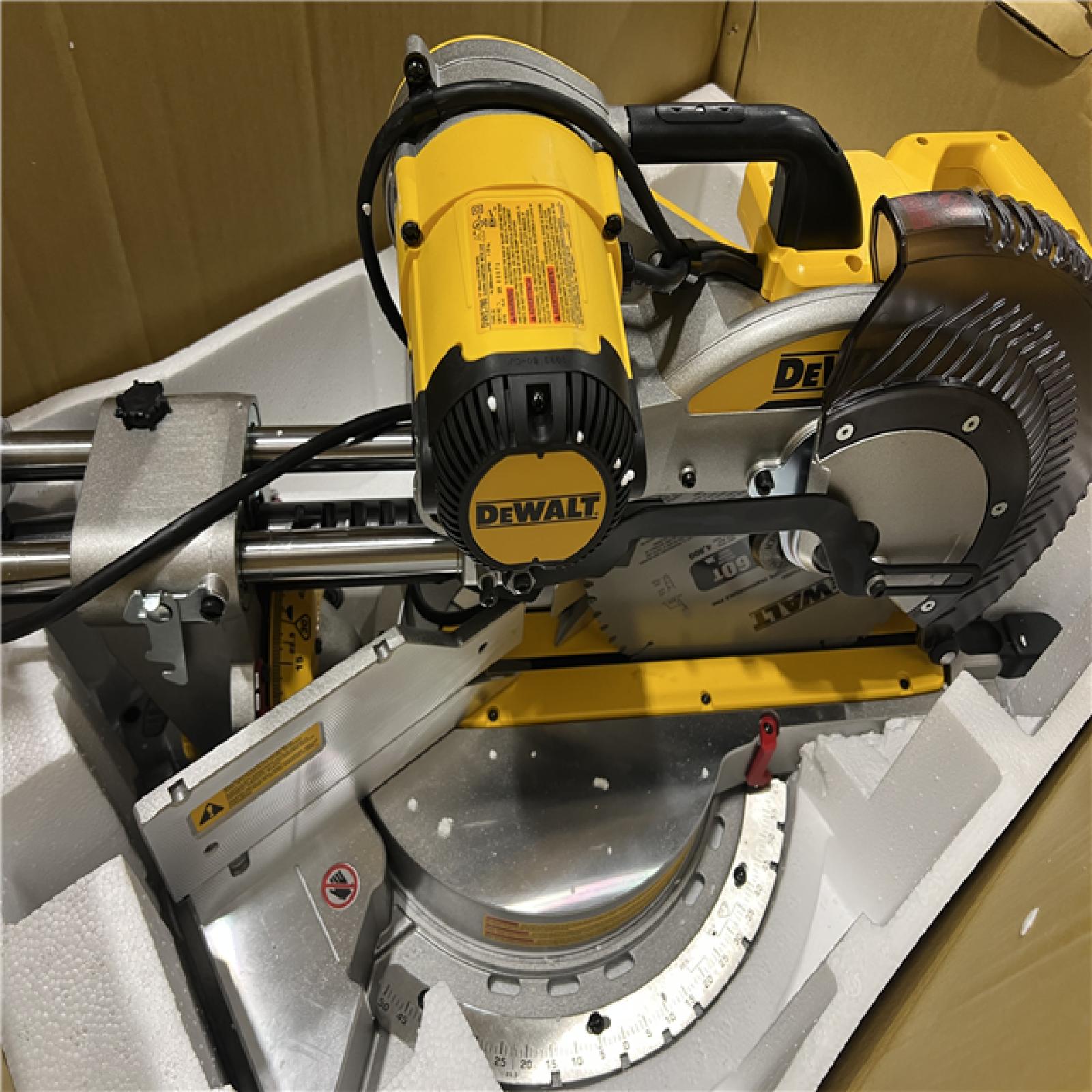 As-Is- DeWALT  12in Double Bevel Sliding Compound Miter Saw