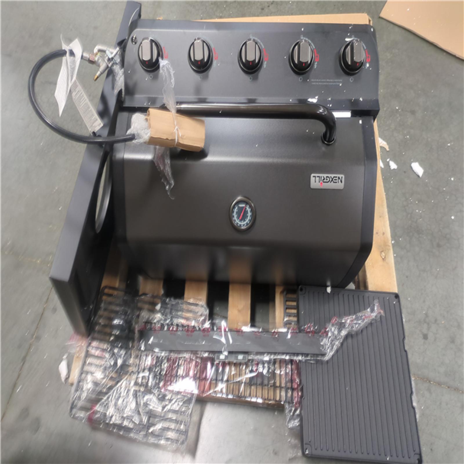 CALIFORNIA AS-IS NEXGRILL 5 BURNER GAS GRILL W/ SIDE BURNER