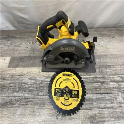 AS-IS DEWALT FLEXVOLT 60V MAX Cordless Brushless 7-1/4 in. Circular Saw with Brake (Tool Only)
