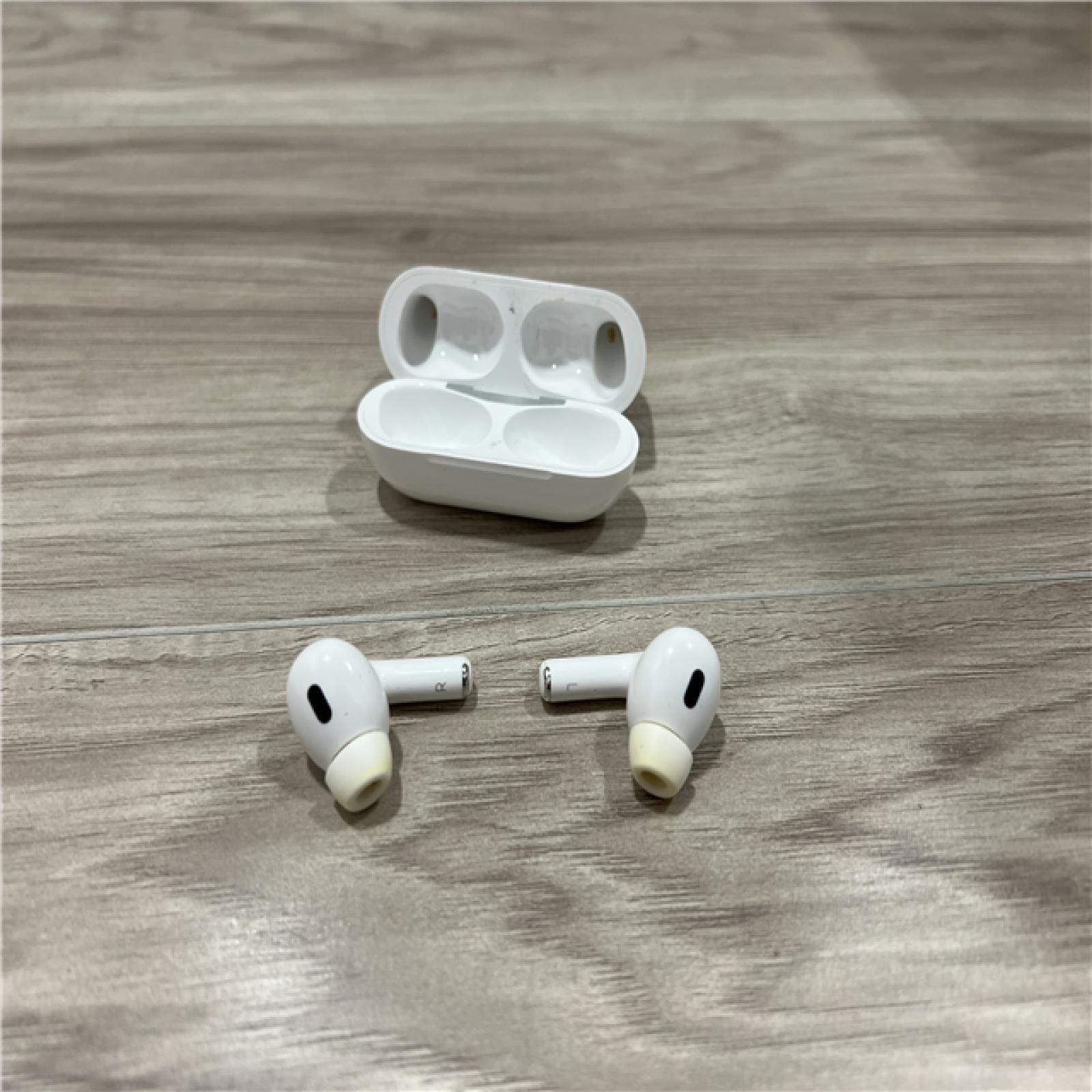 AS-IS Apple AirPods Pro (2nd Generation) with the USB-C MagSafe Charging Case