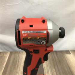 AS-IS Milwaukee 18-Volt Lithium-Ion Brushless Cordless Compact Hammer Drill/Impact Combo Kit