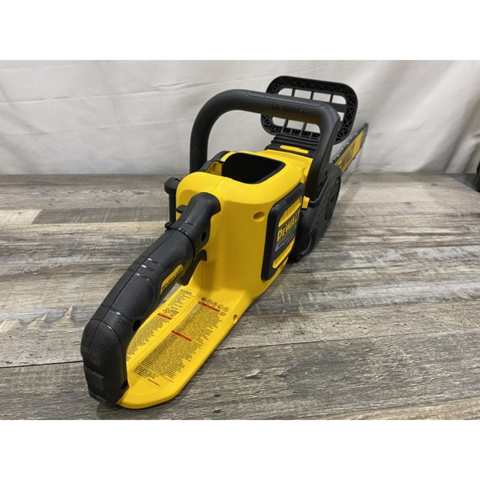 AS-IS DEWALT FLEXVOLT 60V MAX 16in. Brushless Cordless Battery Powered Chainsaw (Tool Only)