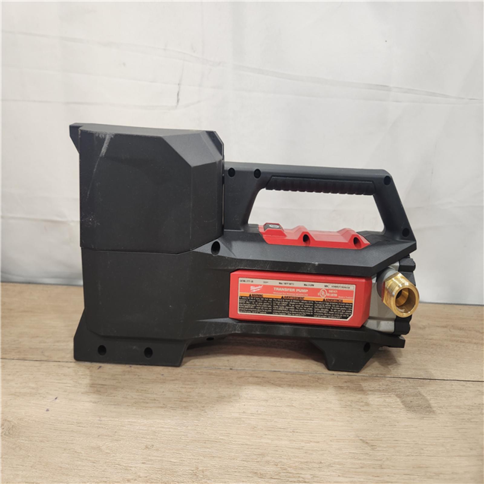 AS-IS- Milwaukee M18 18-Volt 1/4 HP Lithium-Ion Cordless Transfer Pump (Tool Only)