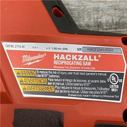 AS-IS Milwaukee FUEL 18V Lithium-Ion Brushless Cordless HACKZALL Reciprocating Saw (Tool-Only)