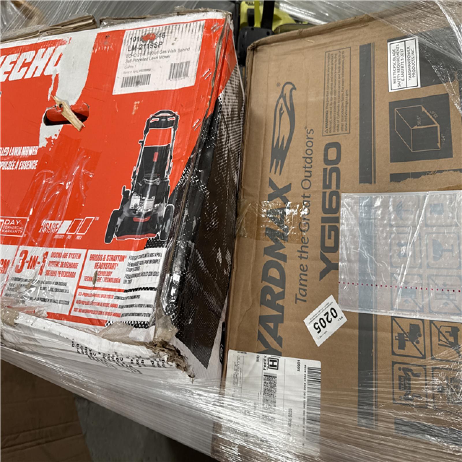 California AS-IS Outdoor Power Equipment