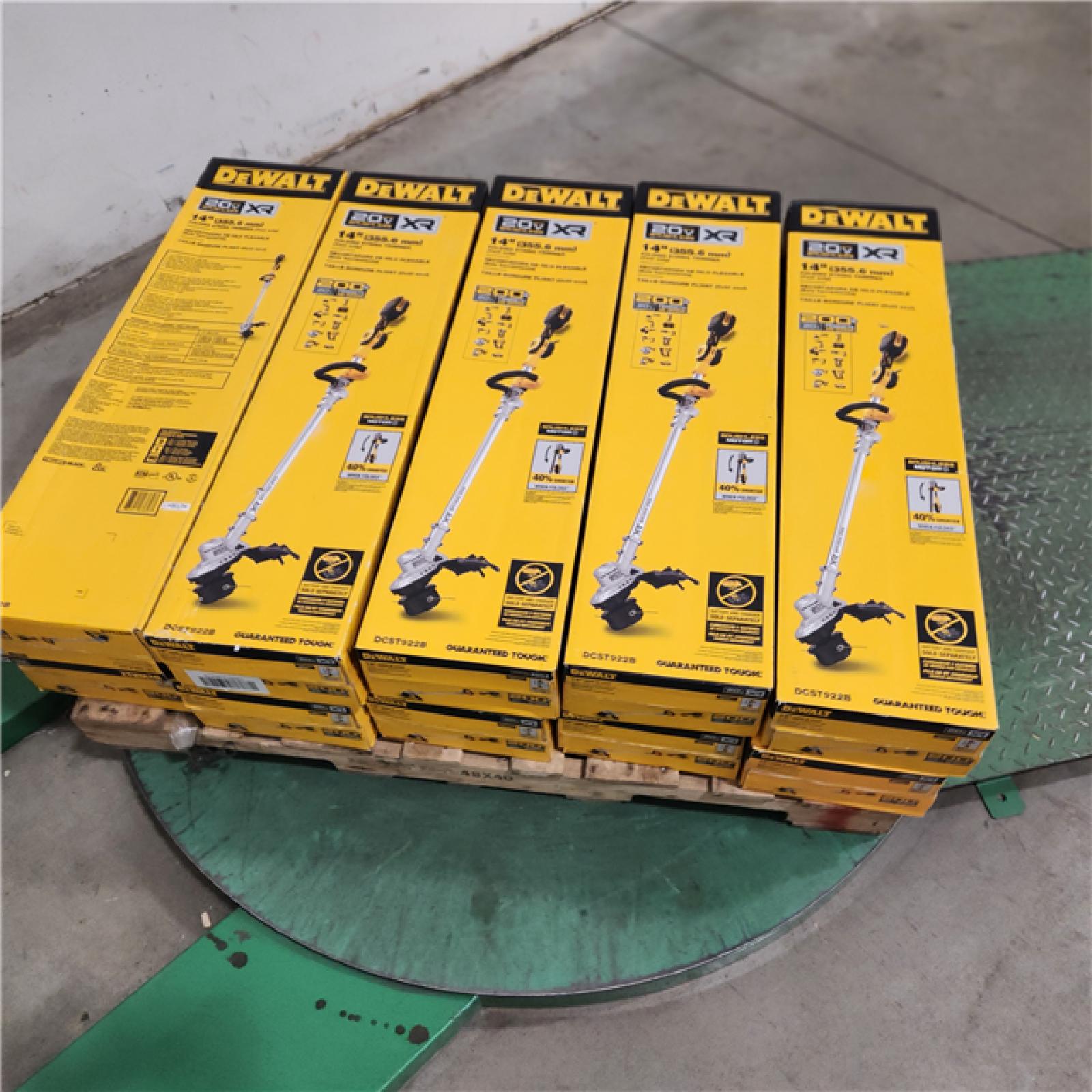 DALLAS LOCATION  NEW -DeWalt 20V MAX DCST922B 14 in. 20 V Battery String Trimmer Tool Only (Lot Of 10