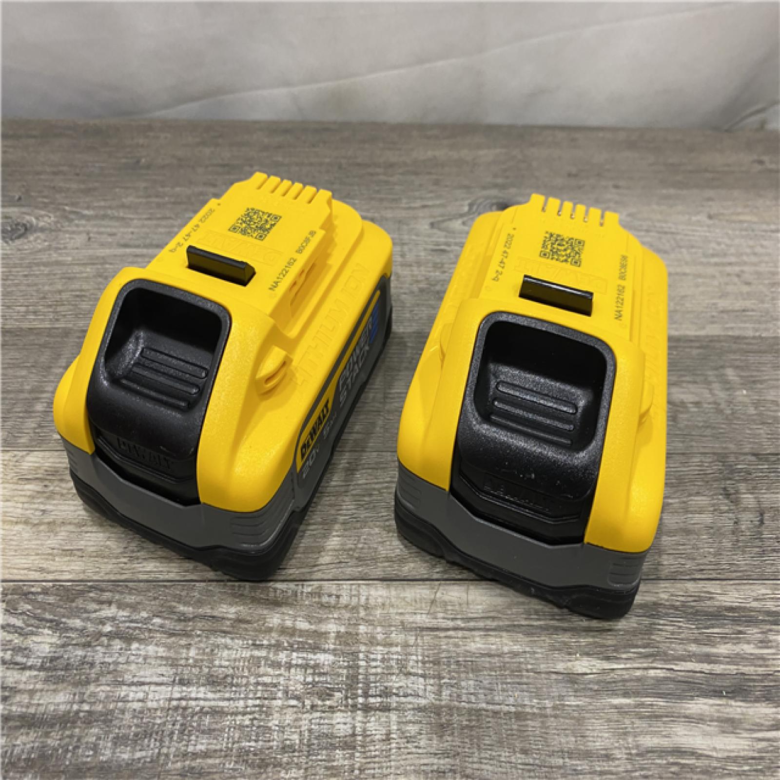 AS-IS DEWALT 20V MAX XR POWERSTACK Lithium-Ion 5.0Ah Battery (2 -Pack)